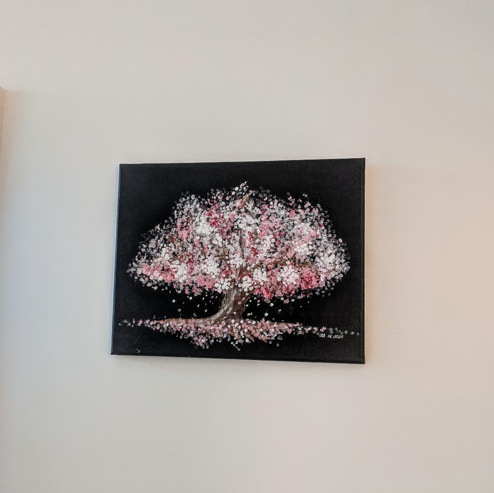 The painting "Blooming Tree" painted by me - Picture 3 of 3